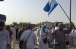 Мусульмане Крыма отправились в Мекку с крымскотатарскими флагами