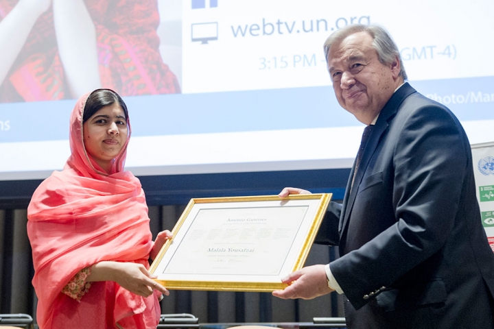 Мусульманка Малала Юсуфзай стала наймолодшим Посланцем миру