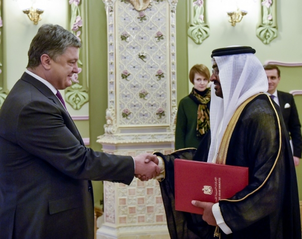 Президент Украины принял верительные грамоты от посла Объединенных Арабских Эмиратов