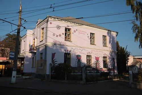 Стіни Вінницької бібліотеки розписані кримськотатарськими візерунками і фресками