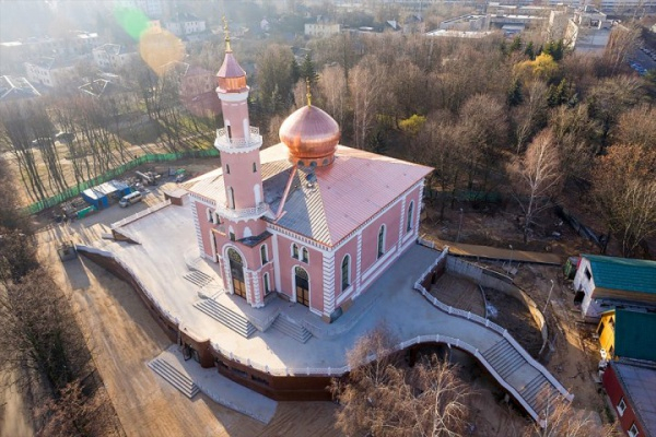  Cоборная мечеть в Мінську побудована за макетом зруйнованого в роки радянської влади храму