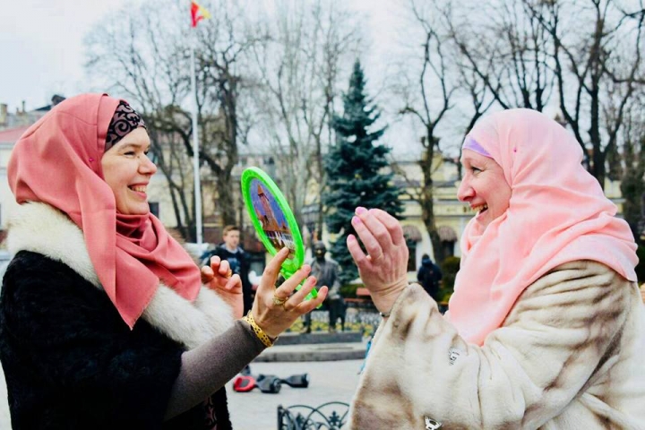  Social Experiment in Odesa Downtown