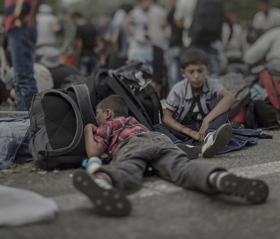 «Где спят дети»: выставка фотографий, посвященных детям-беженцам