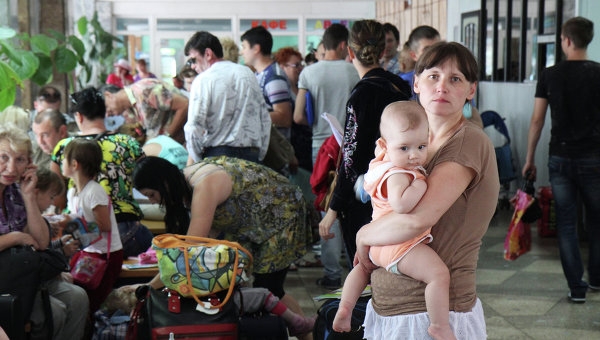 Refugees from occupied territories of Ukraine
