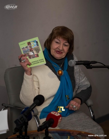 Наталя Беліцер представила книгу про корінний народ Криму