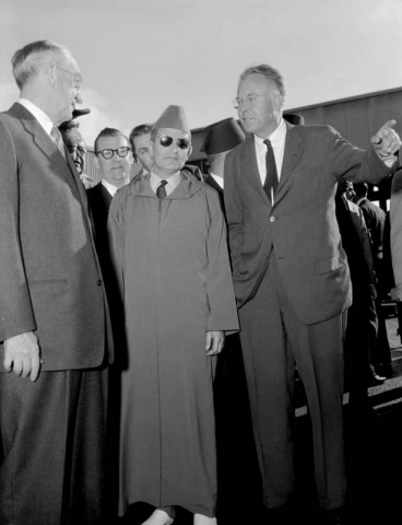  Архив. Мухаммед V во время своего визита в США 05.12.1957 г.