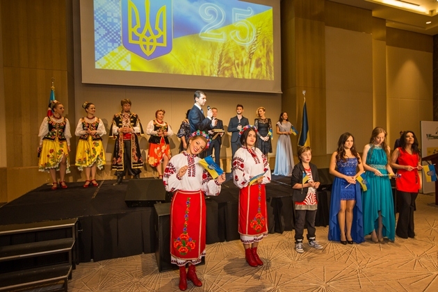 В Азербайджане торжественно завершились юбилейные мероприятия в честь 25 годовщины Независимости Украины