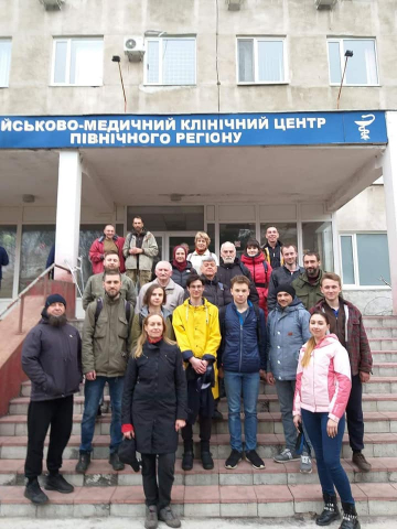 Мусульмане Харькова вместе с христианами привели в порядок территорию госпиталя