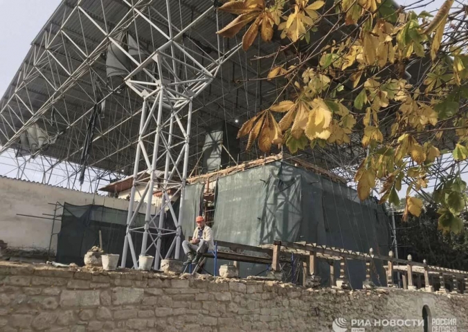 Окупанти знищили Золотий кабінет Ґерая в Ханському палаці