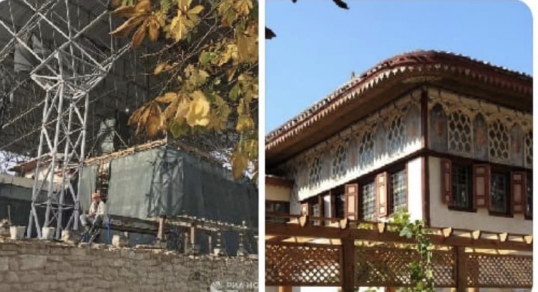 Оккупанты уничтожили Золотой кабинет Герая в Ханском дворце