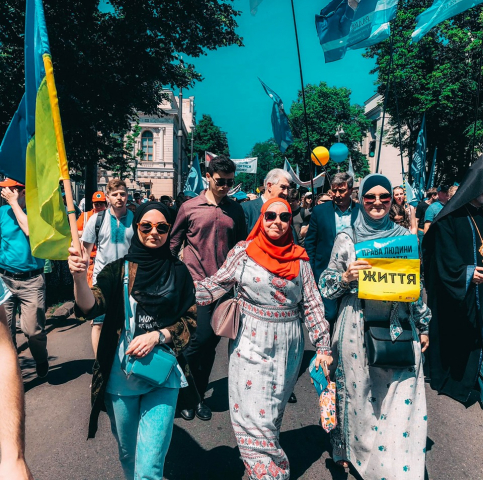 Мусульмани — серед учасників Всеукраїнської ходи на захист сімейних цінностей