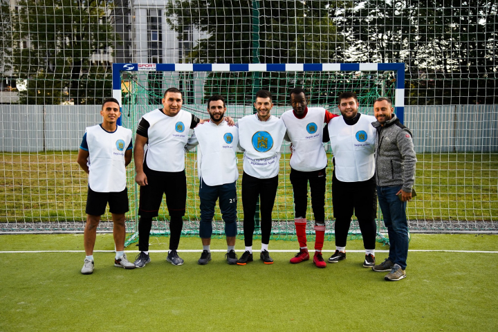 Muslims and Catholics played a friendly football match In Lviv