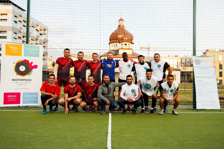 Muslims and Catholics played a friendly football match In Lviv