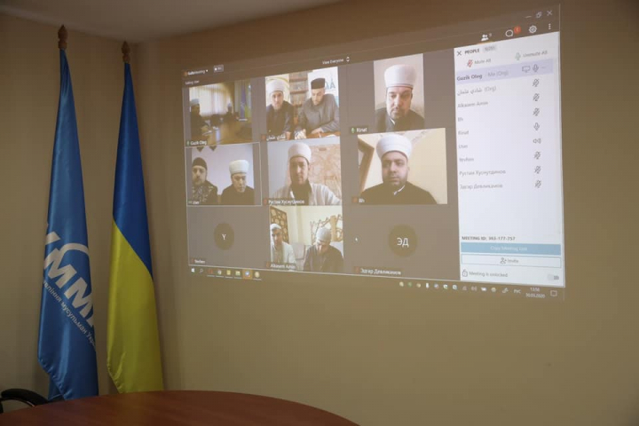 ©Саид Исмагилов/фейсбук: 30.03.20, Украинский центр по  фетвам и исследованиям провел совещание в режиме онлайн
