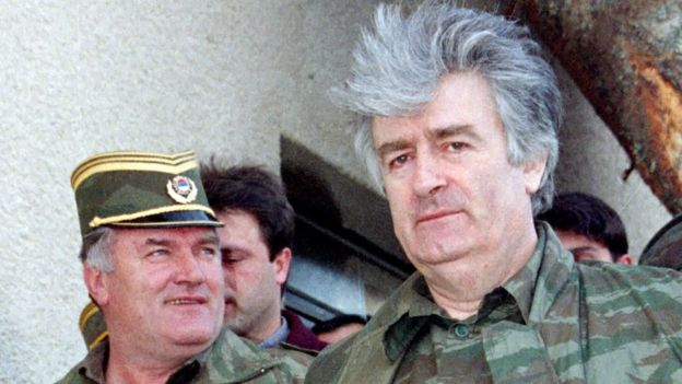  Радован Караджич і генерал Ратко Младич у 1995 році