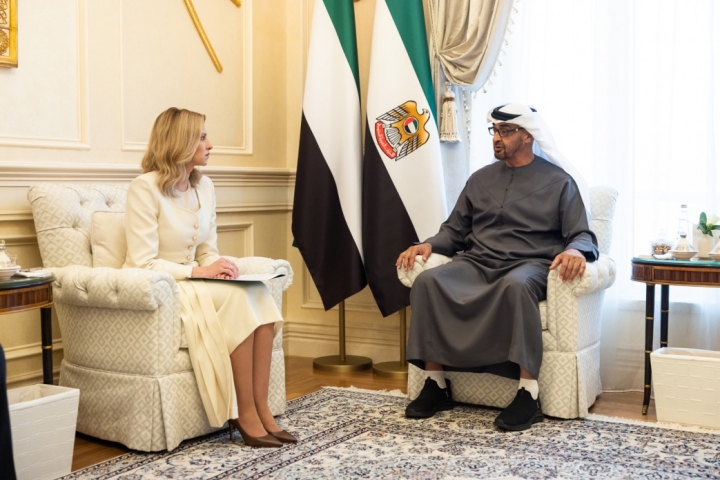 Олена Зеленська зустрілася з президентом ОАЕ