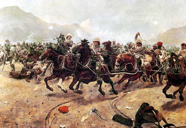 Бегство английской кавалерии в битве при Майванде