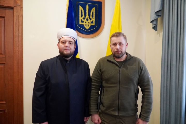 Муфтій Мурат Сулейманов в Одесі зустрівся з начальником обласної військової адміністрації