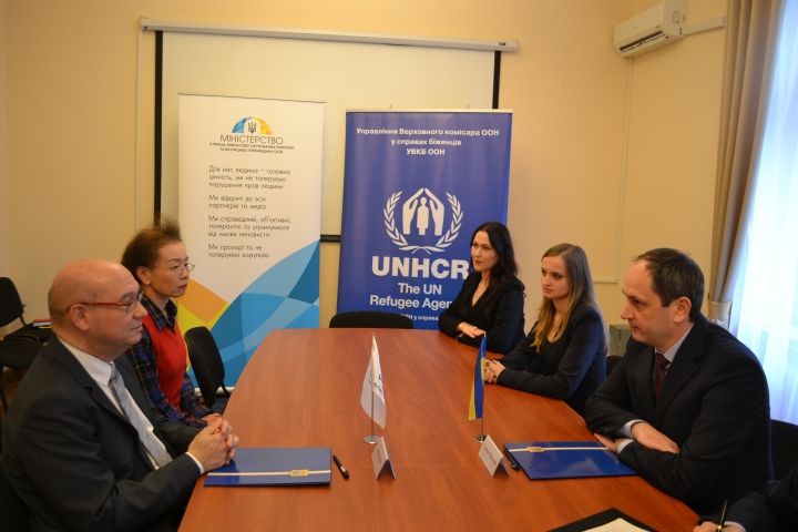 МінТОТ та УВКБ ООН у справах біженців підписали Меморандум про взаєморозуміння