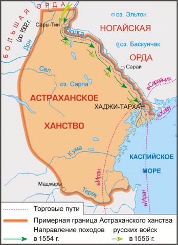 Астраханское ханство и его влияние на политику Крыма в ХVI веке. Часть первая