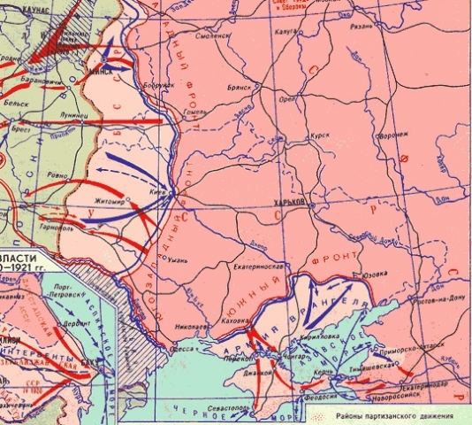 Крым в период гражданской войны 1918—1920 гг. Часть третья