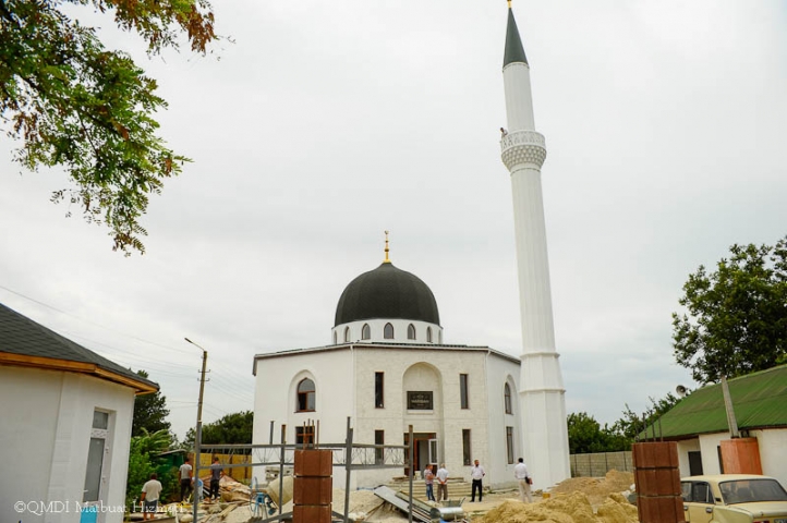 В соборной мечети Красноперекопска завершилось строительство минарета