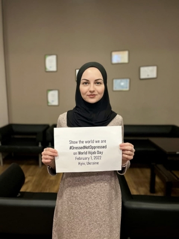 Київська мусульманка стала амбасадором глобальної ініціативи World Hijab Day Organization