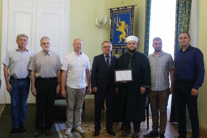 Мурат Сулейманов зустрівся із ректором Франкового університету у Львові