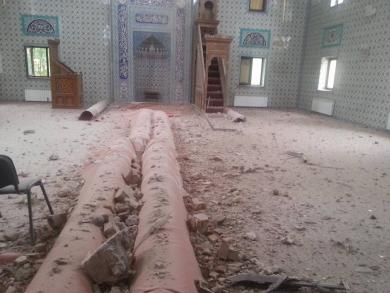 Наслідки обстрілу. Постраждала Соборна мечеть м.Донецька
