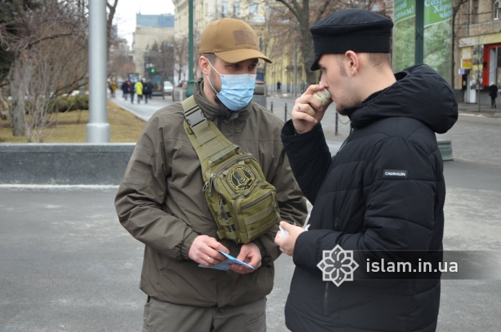 "Inspired by Muhammad" Action was held in 10 cities of Ukraine