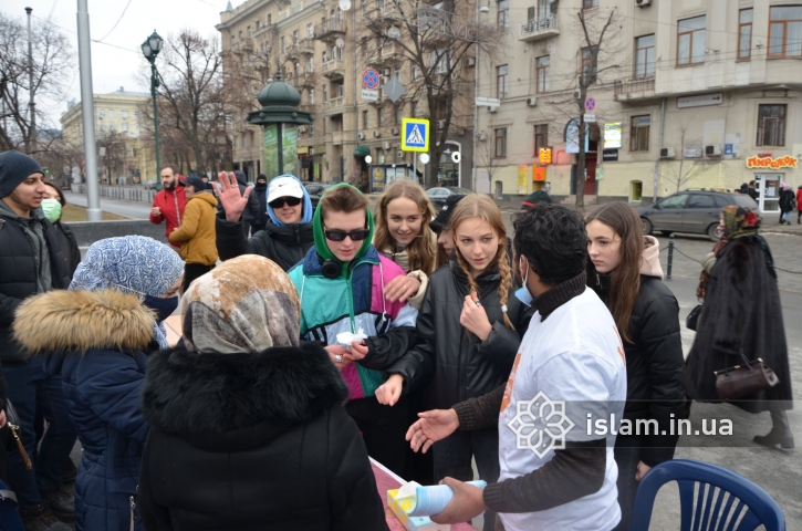 Акцію «Натхненний Мухаммадом» провели в десятьох містах України