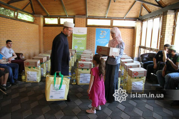 Мусульмане-ВПЛ получили помощь в ИКЦ г. Киева  