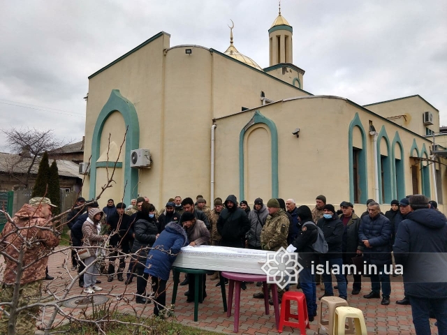 В Харькове попрощались с погибшим защитником Украины, мусульманином Алхаслы Али Наиб-оглы 
