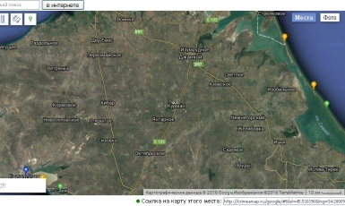Яны Капу, Курман, Ислям-Терек — крымские поселки на Google Maps