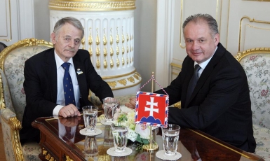 Джемилев заручился словами поддержки Президента Словакии по Крыму
