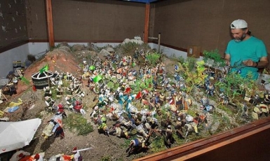 В музее Анкары представлен макет Ангорской битвы