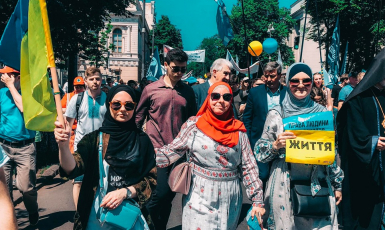 Мусульмани — серед учасників Всеукраїнської ходи на захист сімейних цінностей