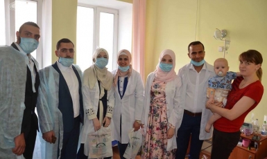 У Курбан-байрам вінницькі мусульмани відвідали своїх підопічних у дитячому онкологічному відділенні
