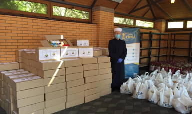 300 Grocery Packs From the Embassy of Qatar and Kyiv ICC for the Needy and for Hospice Dwellers