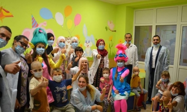 Sharing Festive Mood With Vinnytsia’s Little Oncology Patients