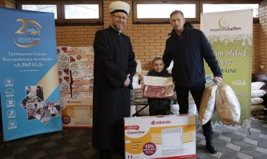 German Muslims continue support of needy families in Ukraine