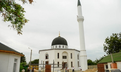 В соборной мечети Красноперекопска завершилось строительство минарета