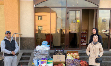 Kyiv Muslims do not forget about old people under the care of Skybyn hospice