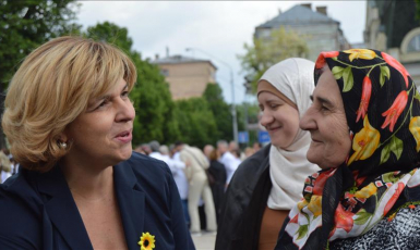 Delegation meets mothers in Kiev who lost children in ongoing conflict in Ukraine's eastern regions since 2014