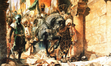 Вступление османов в Константинополь