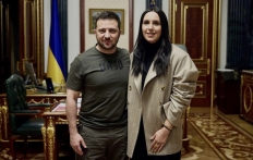 Співачка Джамала зустрілася з Володимиром Зеленським