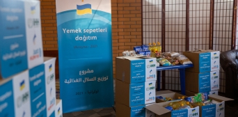 «Yemek sepetlerı dağıtım» — в ІКЦ Києва завдяки допомозі турецьких одновірців незаможні родини отримали харчові набори
