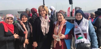 Ольга Богомолец провела 8 марта в поддержку сирийских женщин