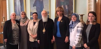 На встрече с Патриархом Филаретом активистки предложили объединить усилия для защиты прав человека  