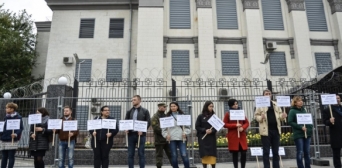 Очередная акция под российским посольством 25 ноября — когда исполнится полгода со дня похищения Эрвина Ибрагимова